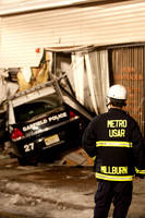 12-25-08 - Garfield Police Car vs. Building - Outwater Ln and Prospect St